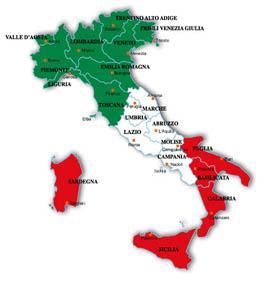Italien Karte